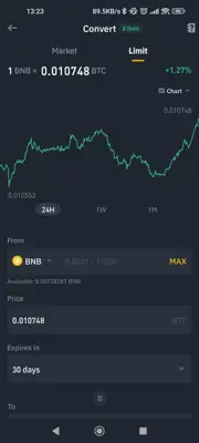 Binance android App screenshot 0