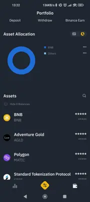 Binance android App screenshot 7